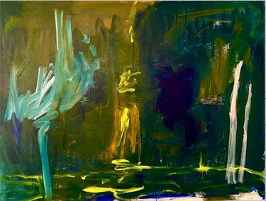 Original Abstract Expressionism Abstract Painting by Sean Hemeon