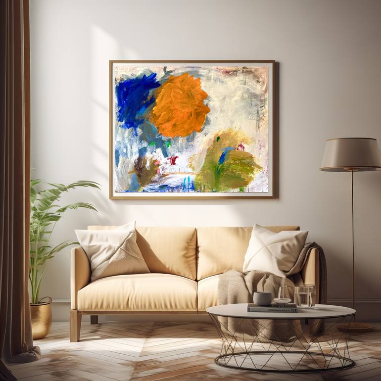Original Abstract Expressionism Abstract Painting by Sean Hemeon