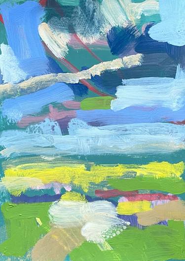 Original Abstract Landscape Painting by Ian Paul Haigh