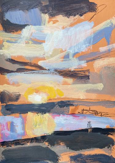 Original Abstract Landscape Painting by Ian Paul Haigh