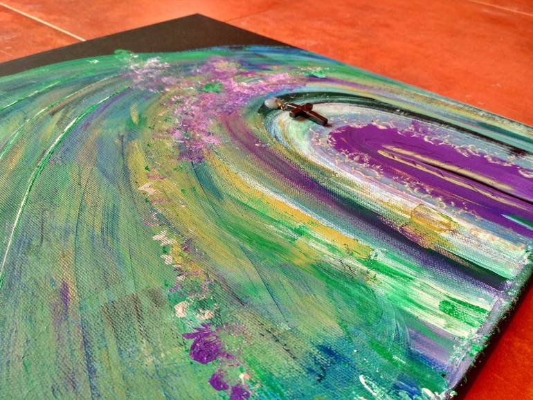 Original Abstract Painting by Ilona Vesela Janciova