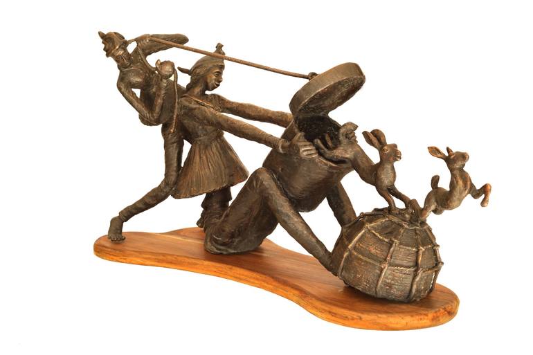 Original 3d Sculpture Fantasy Sculpture by Ratilal Kansodaria