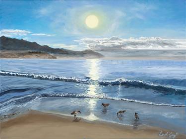 Original Fine Art Seascape Painting by Carol Joy Breed