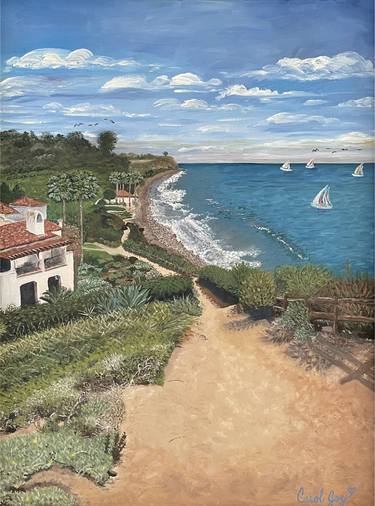 Original Fine Art Seascape Painting by Carol Joy Breed