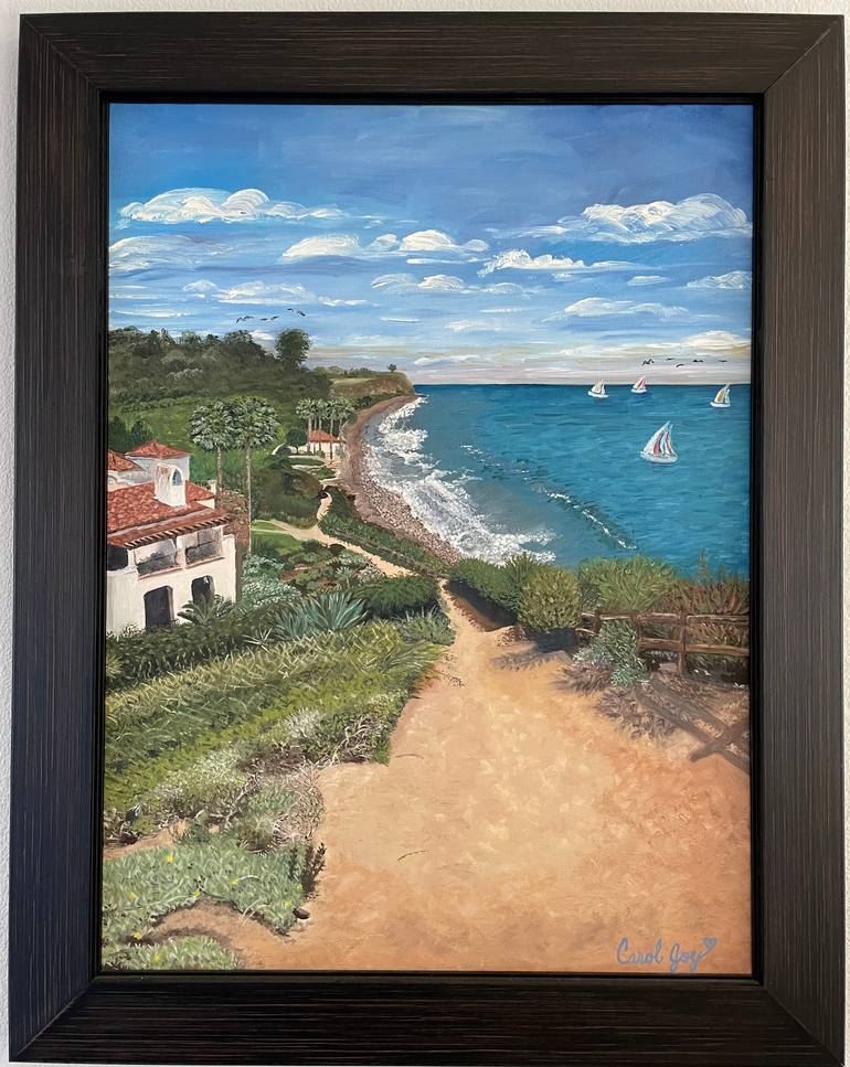 Original Impressionism Seascape Painting by Carol Joy Breed