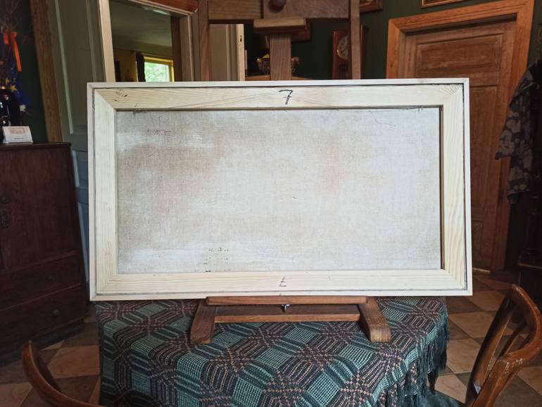 Original Abstract Expressionism Tree Painting by Krzysztof Polak