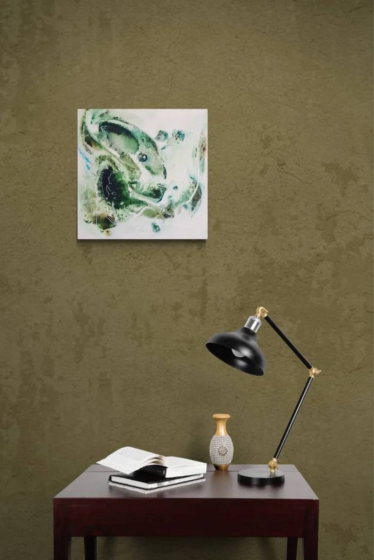 Original Contemporary Abstract Painting by Indira Kakabayeva-Solanik