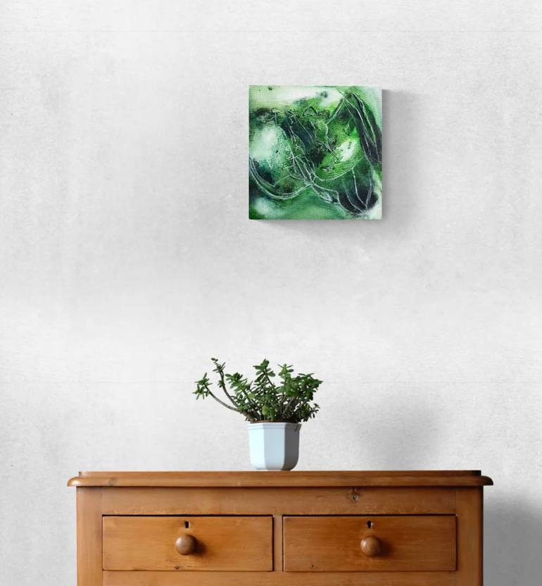 Original Contemporary Abstract Painting by Indira Kakabayeva-Solanik