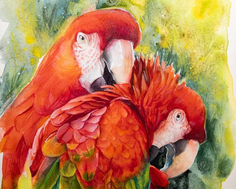 Original Contemporary Animal Painting by Anna Ivanova