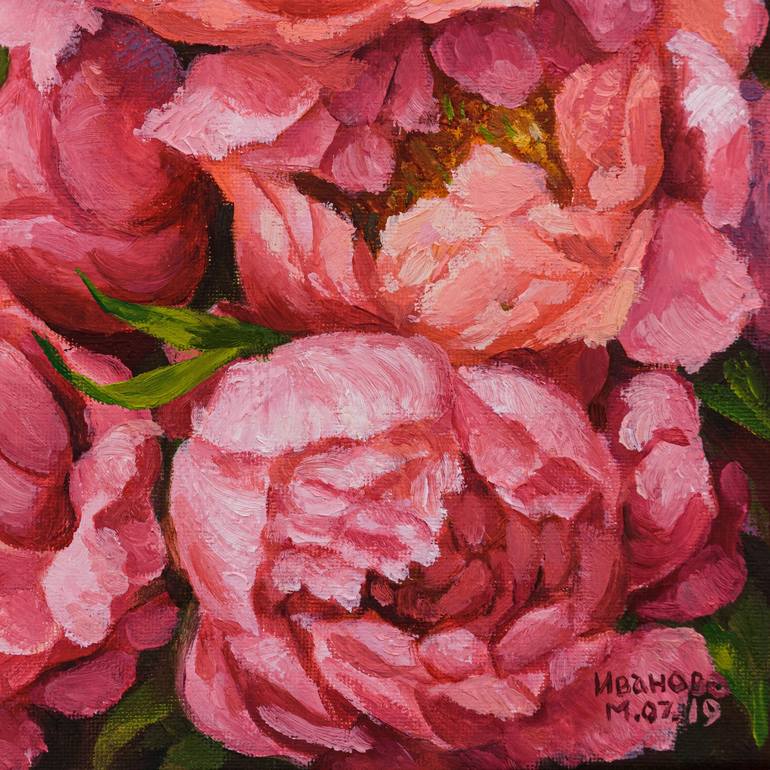 Original Realism Floral Painting by Anna Ivanova