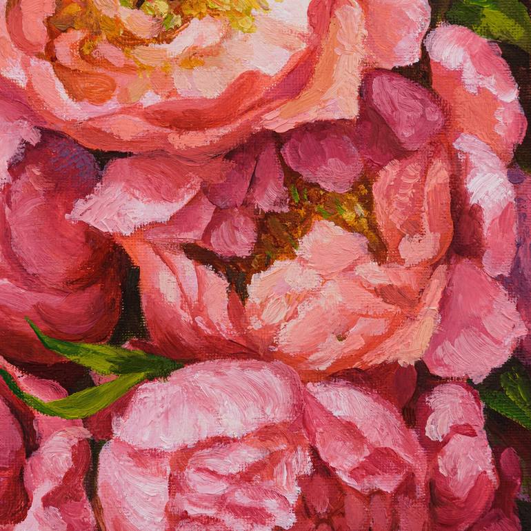 Original Realism Floral Painting by Anna Ivanova