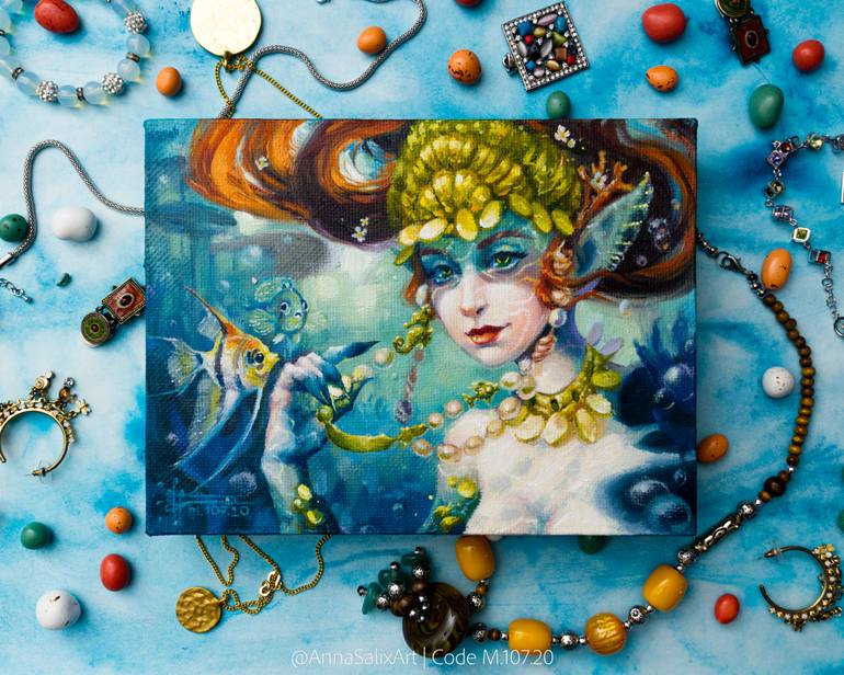 Original Figurative Fantasy Painting by Anna Ivanova
