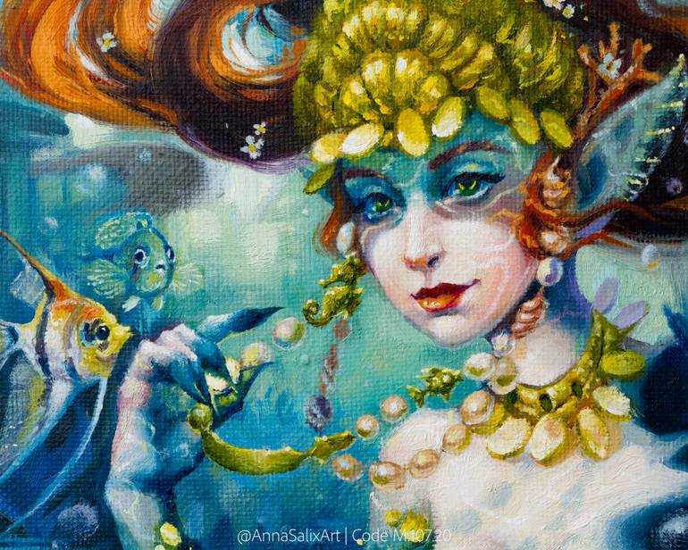 Original Figurative Fantasy Painting by Anna Ivanova