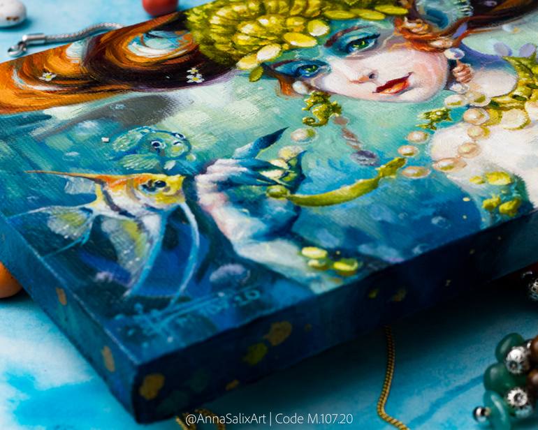 Original Figurative Fantasy Painting by Anna Ivanova