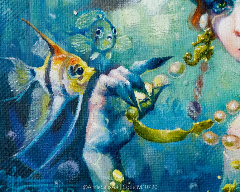 Original Figurative Fantasy Painting by Anna Ivanova
