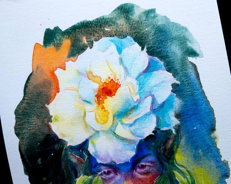 Original Expressionism People Painting by Anna Ivanova