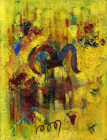 Original Abstract Expressionism Abstract Paintings by Gaya Chandrasekaran