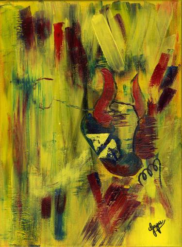 Original Abstract Expressionism Abstract Paintings by Gaya Chandrasekaran