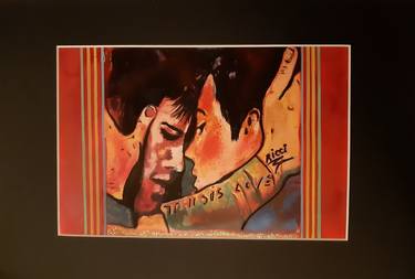 Original Contemporary Celebrity Paintings by RICCI MY CRAZY ART