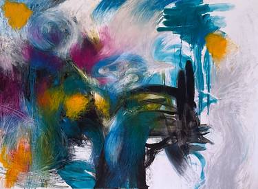 Original Abstract Expressionism Abstract Paintings by Natalie Paige Cox