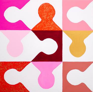 Original Fine Art Geometric Paintings by Lena Bera-Pancini