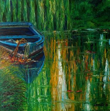 Original Impressionism Boat Paintings by Alessio Levorato
