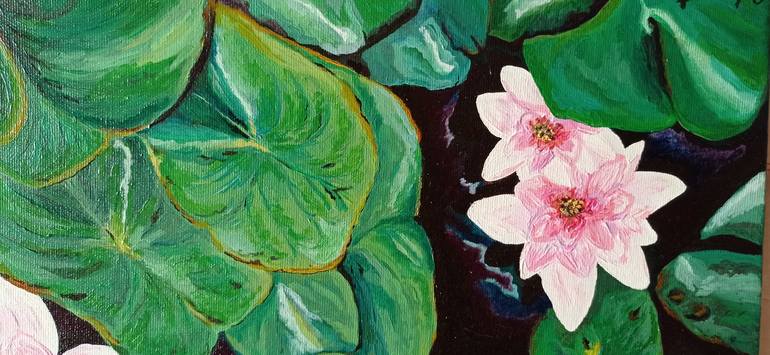 Original Impressionism Botanic Painting by Alessio Levorato