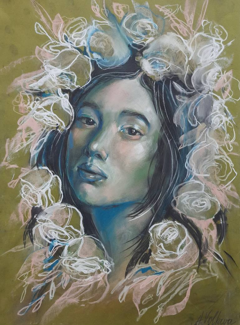 Мermaid Painting by Alena Volkava | Saatchi Art