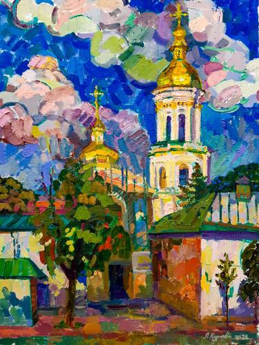 Print of Impressionism Architecture Paintings by Anastasiia Kurkova