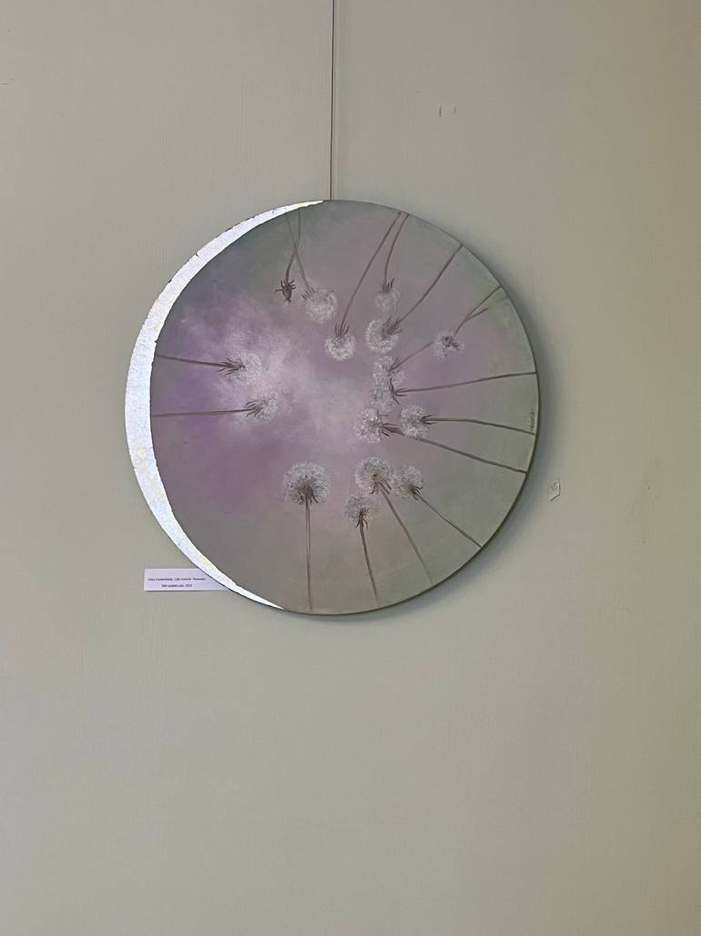 Original Conceptual Floral Painting by Ineta Freidenfelde