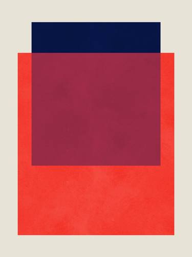 Original Bauhaus Abstract Painting by Vitor Costa