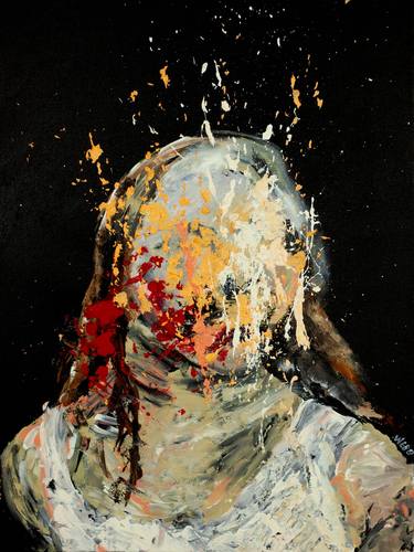 Original Abstract Portrait Paintings by Zac Webb