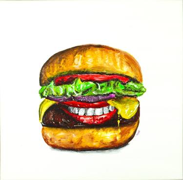 Original Abstract Cuisine Paintings by Zac Webb