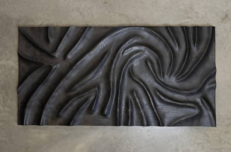 Original Abstract Wall Sculpture by Ard Wijnen