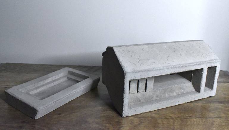 Original architectural Architecture Sculpture by Adrian Dune