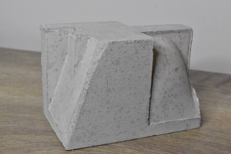 Original Abstract Expressionism Architecture Sculpture by Adrian Dune