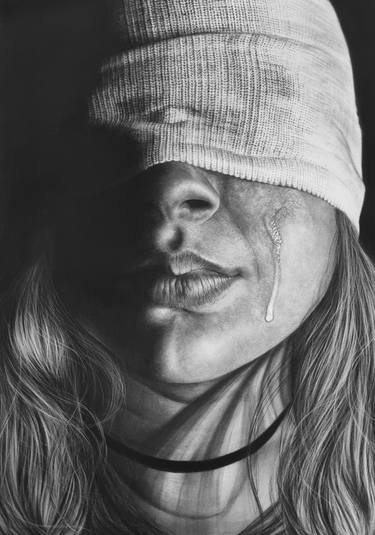 Print of Realism Women Drawings by shima vosoughian