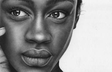 Print of Photorealism Portrait Drawings by shima vosoughian