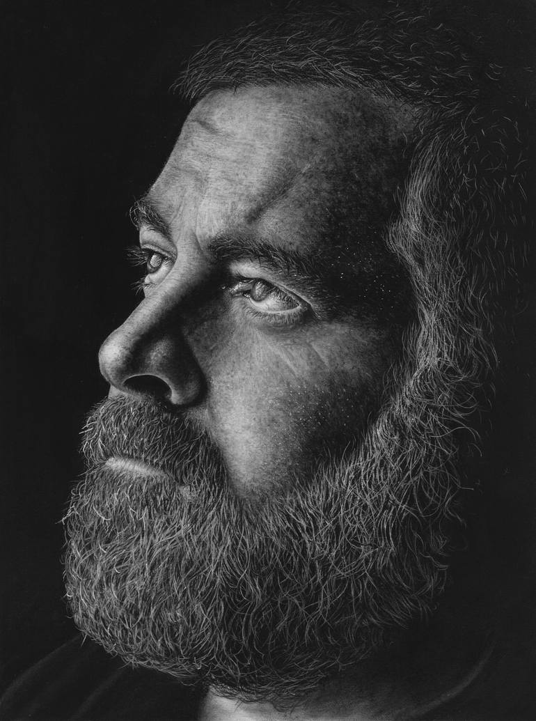 FATHER Drawing by shima vosoughian | Saatchi Art