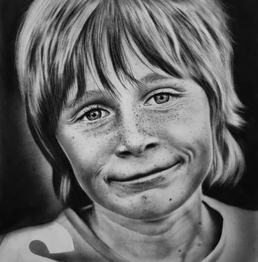 Print of Portraiture Children Drawings by shima vosoughian