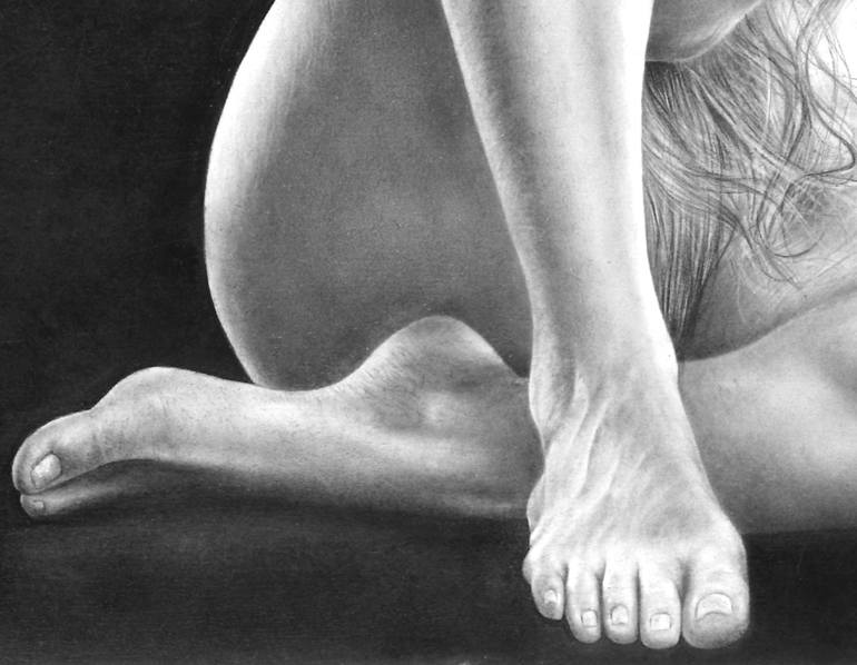 Original Realism Women Drawing by shima vosoughian