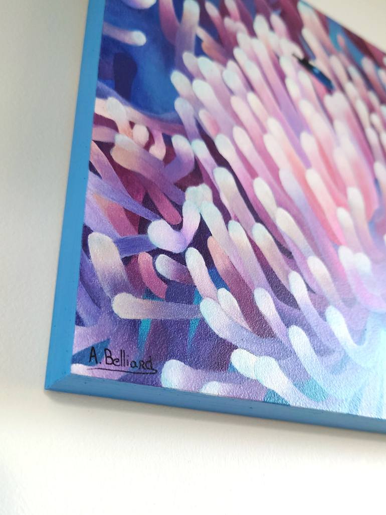 Original Photorealism Seascape Painting by Aline Belliard