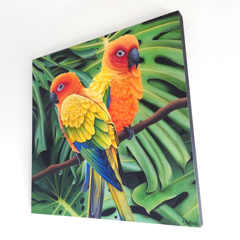 Original Photorealism Animal Painting by Aline Belliard