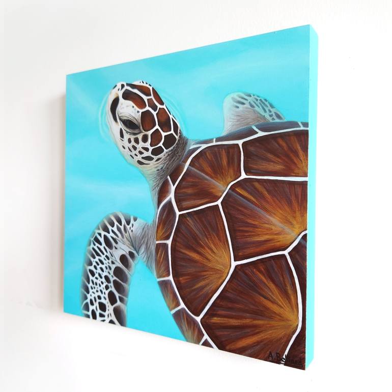 Original Photorealism Animal Painting by Aline Belliard