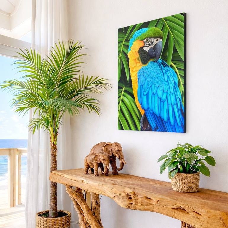 Original Realism Animal Painting by Aline Belliard