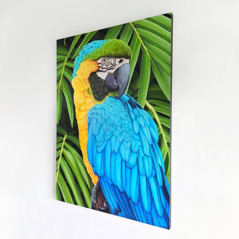 Original Realism Animal Painting by Aline Belliard