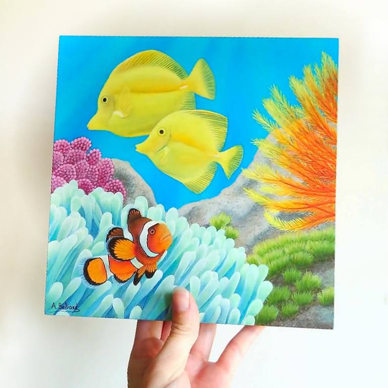 Original Realism Nature Painting by Aline Belliard