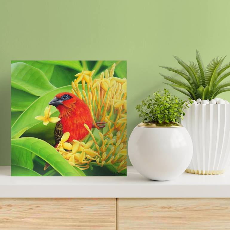 Original Photorealism Animal Painting by Aline Belliard