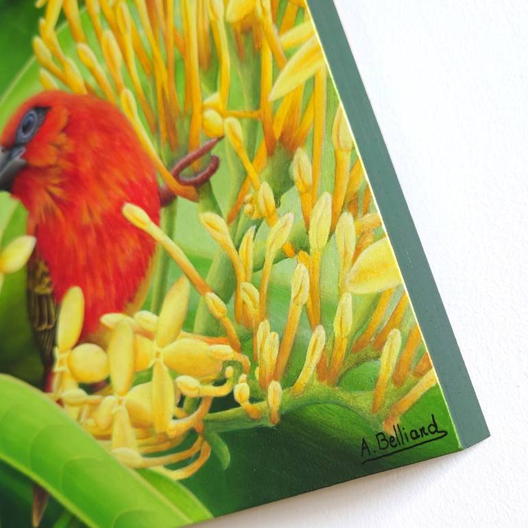 Original Photorealism Animal Painting by Aline Belliard