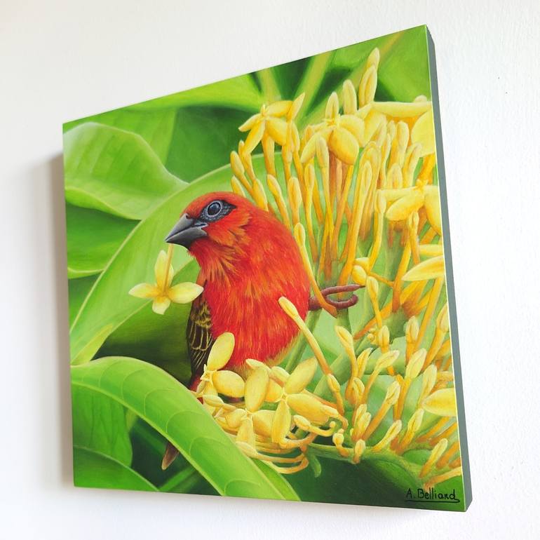 Original Photorealism Animal Painting by Aline Belliard